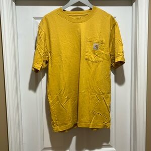 Carhartt, men’s loose fit T-shirt, size medium yellow